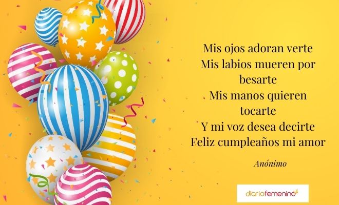 Poemas de Cumpleaños Cortos y Bonitos para Dedicar en Especial poemas para cumpleanos cortos