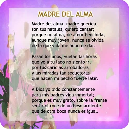 Poemas para Mamá: 10 de Mayo, Día de las Madres, Frases y Versos de Amor poemas para mama el 10 de mayo