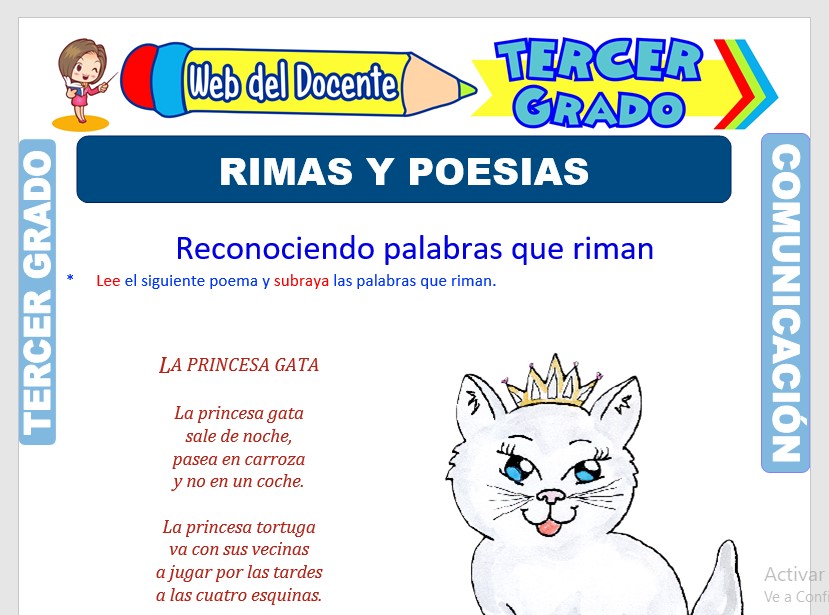Poemas Fáciles y Divertidos para Niños de 3º de Primaria poemas para ninos de tercero de primaria
