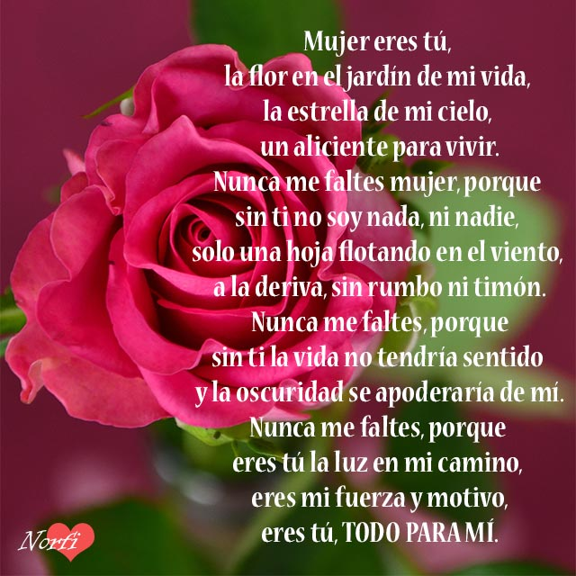 poemas para una mujer bonita